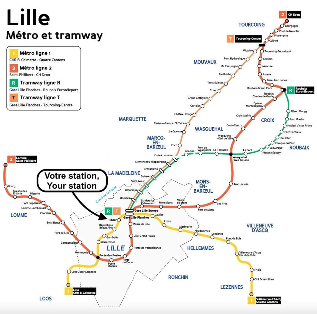 Vieux Lille Triplex De 100 M2公寓 外观 照片